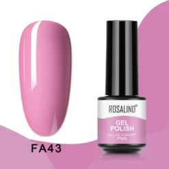 Rosalind Vienspalvis Gelinis Lakas LED/UV 5ml - Rožinis (FA43)