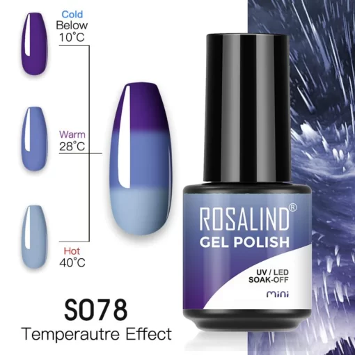 Rosalind Termo Gelinis Lakas LED/UV 5ml – (S078)